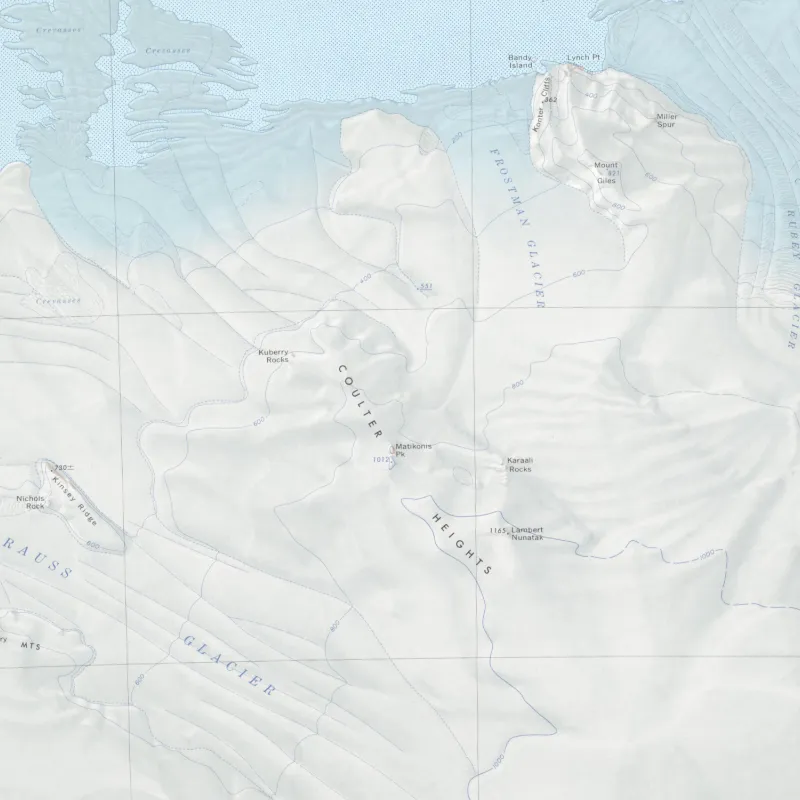 Location of Matikonis Peak in the Coulter Heights